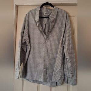 Men's Duluth Checkered Dress Shirt Untucked Relaxed Fit